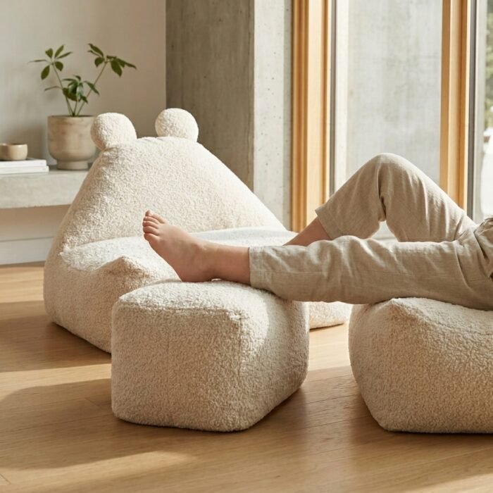 Fauteuil Enfant Ours avec Repose-pieds | Sueno