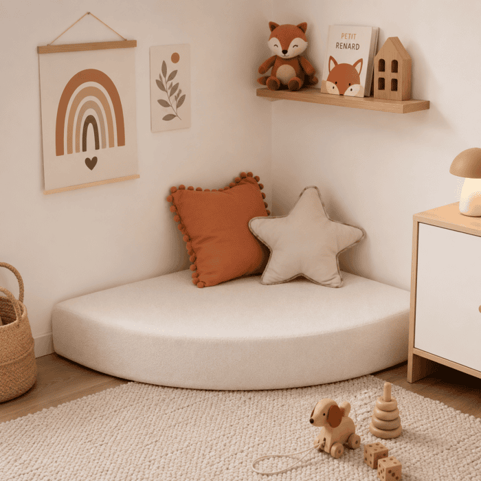 Canapé d'Angle Enfant Moelleux | Sueno