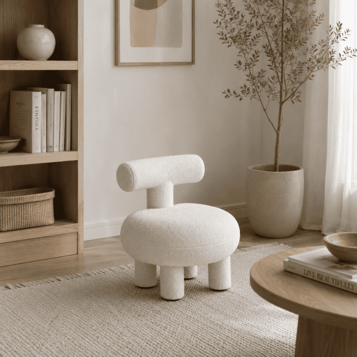 Fauteuil Enfant Teddy Blanc | Sueno