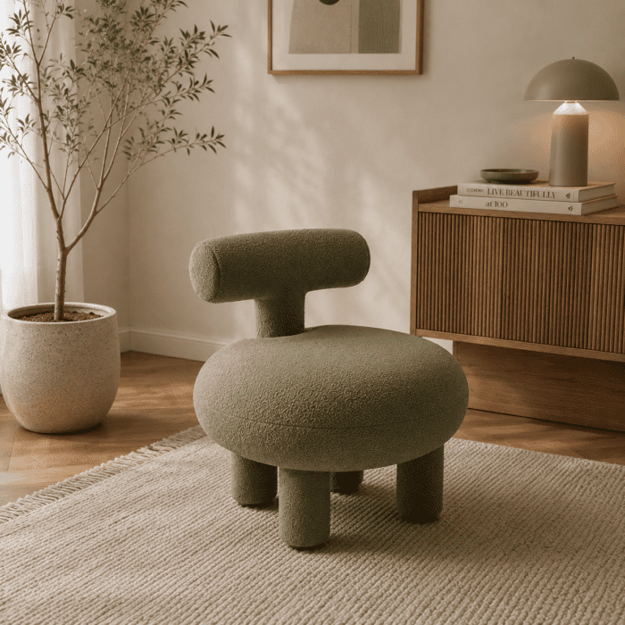 Fauteuil Enfant Teddy Vert Sauge | Sueno