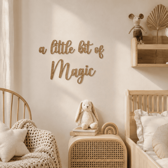 Décoration Murale en Bois "A Little Bit of Magic" | Sueno