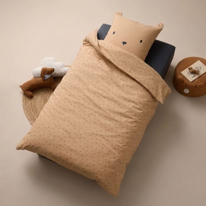 Parure de Lit Enfant Ours Beige | Sueno